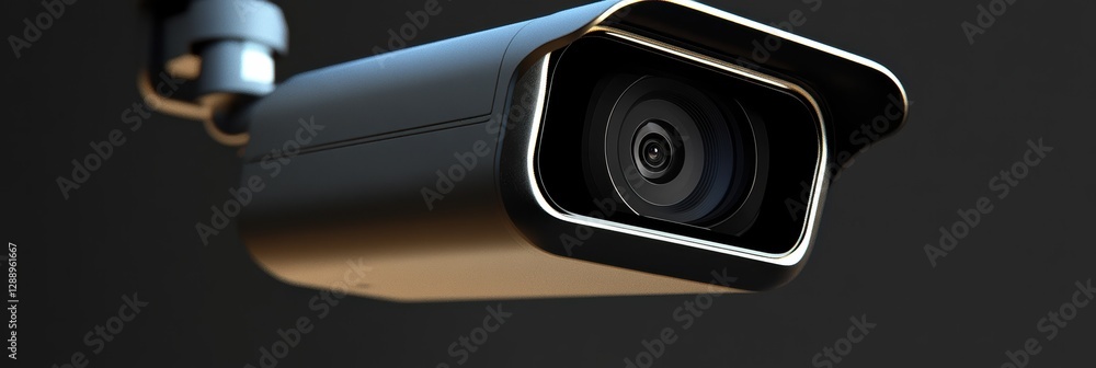 Poster high-resolution motion detection camera for security monitoring in various environments