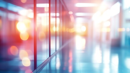 Empty studio room with wooden floor illuminated by sunlight. Minimalistic interior, free space for design