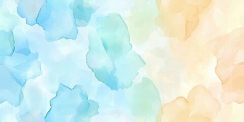 Romantic Pastel Spring Background. Soft pastel watercolor background design