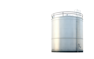 Dairy tank on transparent or white background,png