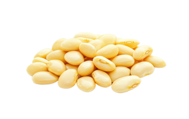 Butter Beans on transparent or white background,png