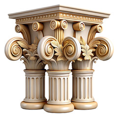 Obraz premium Opulent Golden Baroque Ornament A Symphony of Intricate Elegance