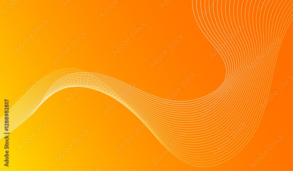 Poster abstract wave element for design. digital frequency track equalizer. stylized line art background. c