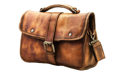 Brown women purse on transparent or white background,png