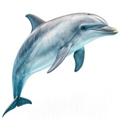dolphin isolated on white background