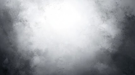 Abstract gradient background with grey white black blur effect. Artistic textured foggy design, perfect for websites, presentations or grunge designs.