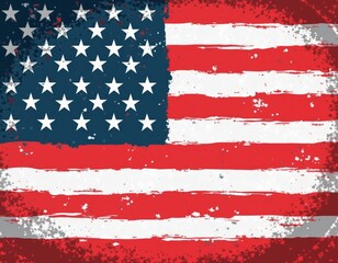 american flag grunge texture background for american independence day 4th of july