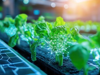 AIdriven agricultural systems ensure sustainable food production.