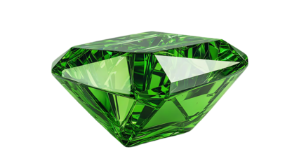 Luminous Green Gem: Facets, Brilliance, and Cut