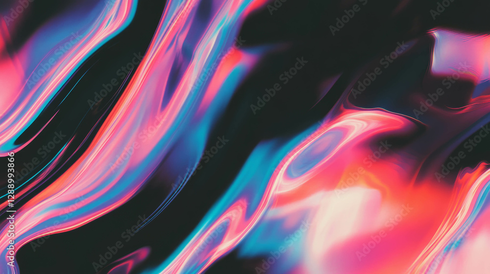 Aufkleber Abstract dark matter and distorted light background for creative design projects