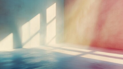 A bright studio background with soft light and shadows, designed for overlaying text digital