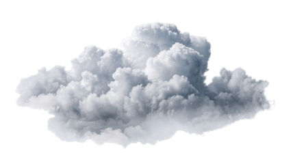 Cumulus Cloud on a transparent Background