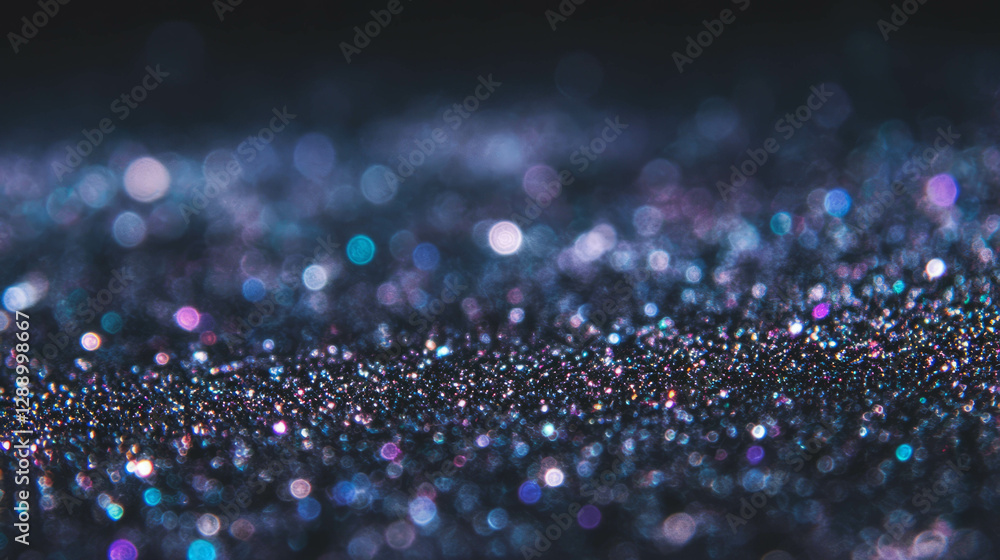 Poster drifting glitter bokeh background for elegant festive design