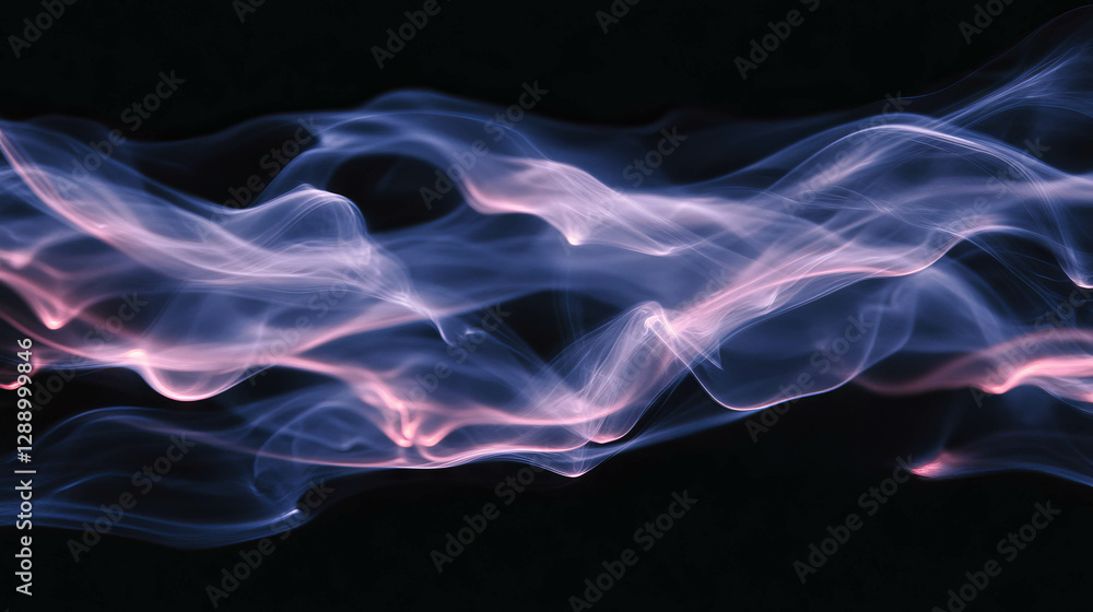 Poster mesmerizing glowing embers with wisps of dark smoke for atmospheric design projects