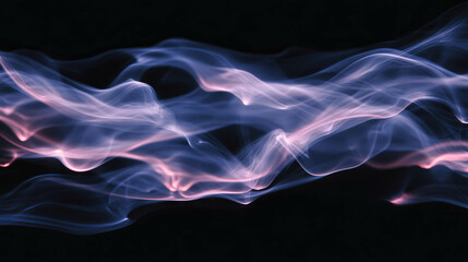 Obraz premium Mesmerizing glowing embers with wisps of dark smoke for atmospheric design projects