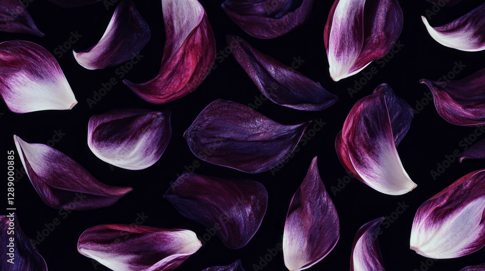 Poster vibrant halved eggplants floating on dark background for culinary design