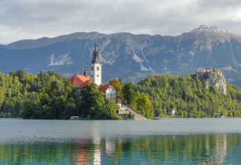Pilgrimage church at Bled Island