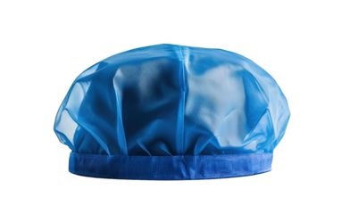 Blue Clear Surgeon Hat on transparent or white background,png