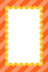 Art deco style frame banner