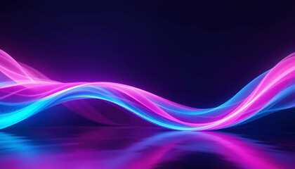 Obraz premium abstract purple background with waves