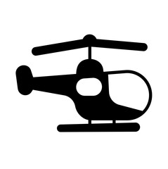 vector illustration of a helicopter