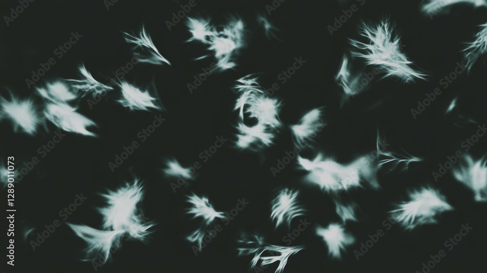 Poster Abstract fractal patterns with intricate falling designs for creative backgrounds