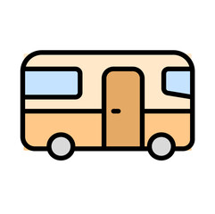 vector illustration of a bus