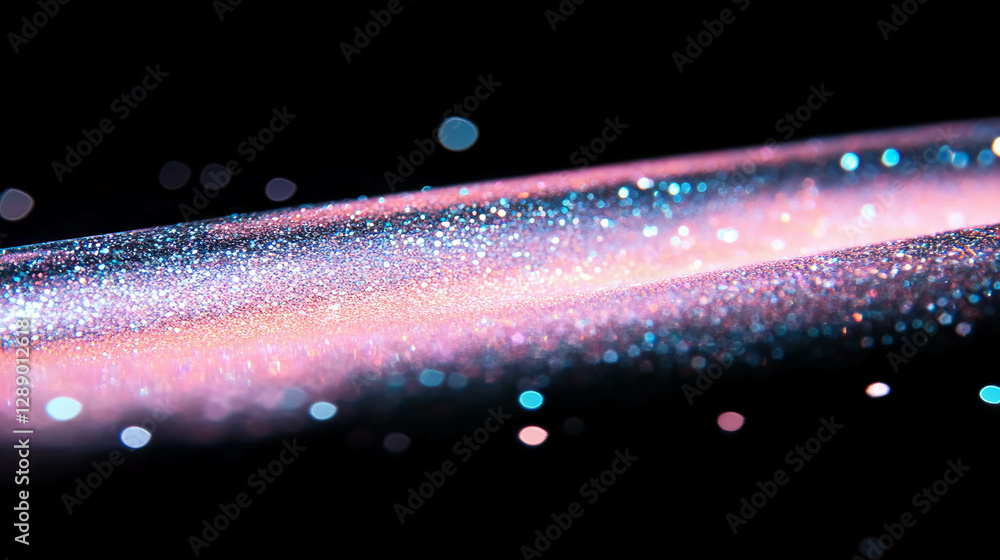 Poster shimmering glitter background with light gradient for festive design and decoration