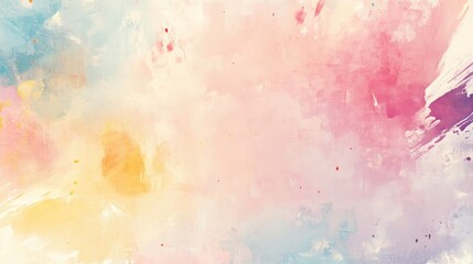 Obraz premium Abstract colorful painting background with brush strokes
