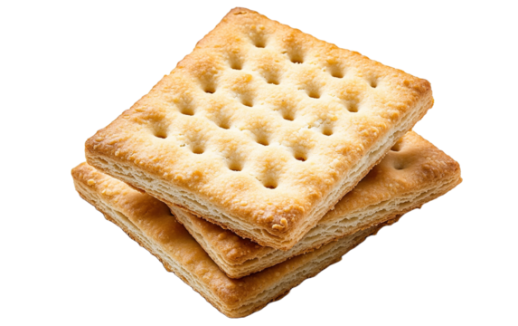 Biscuits Cracker on transparent or white background,png