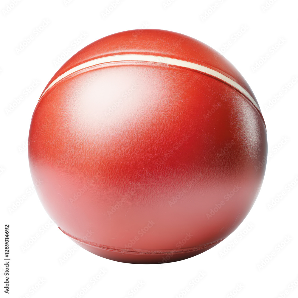 Poster red ball placed on a black background creating a simple and striking visual composition isolated on 