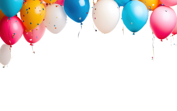 Birthday text on transparent or white background,png