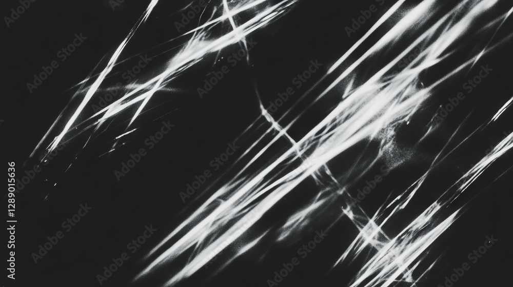 Poster abstract background of falling light beams in motion