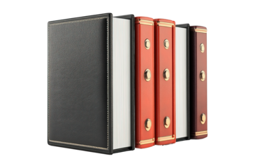 Binders side view full body on transparent or white background,png