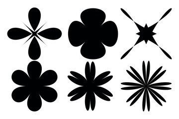 Shapes object elements. simply form collection llustration