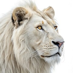lion isolated on white