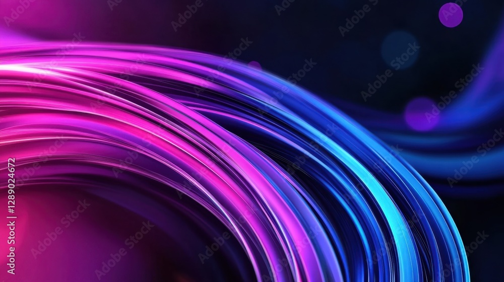 Aufkleber abstract violet and light grey background with lines. dreamy bokeh light.
