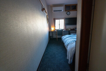 Old business hotel in a rural area of Japan