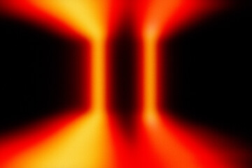 Orange and black futuristic grainy flame texture background.