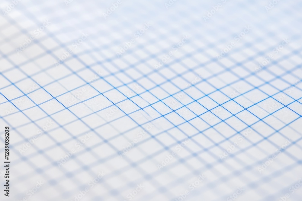 Poster a close-up shot of a piece of paper with blue lines, perfect for use in illustrations, presentations