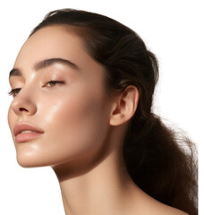 Fototapeta premium Skin adult woman contemplation.