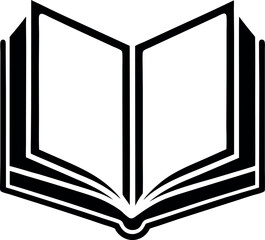 open book vector illustration