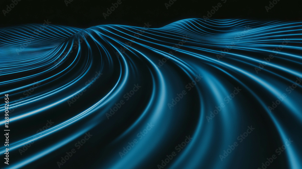 Aufkleber abstract background of gravitational waves and distorted patterns for modern design