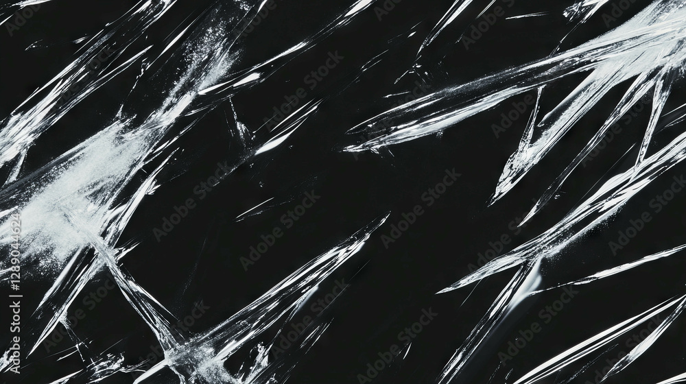 Poster intricate ice crystal patterns background for winter designs