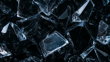 Intricate ice crystals pattern background for winter and frozen themes