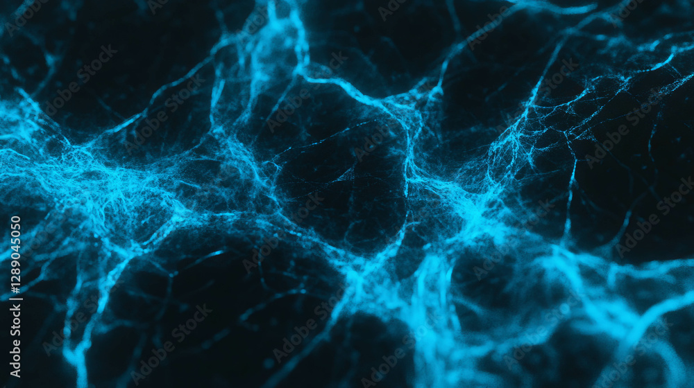 Poster abstract ice background with deep cracks and blue texture for winter design