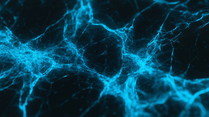 Abstract ice background with deep cracks and blue texture for winter design