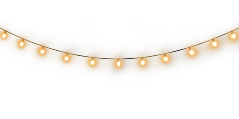 PNG String lights lighting decorative outdoors.