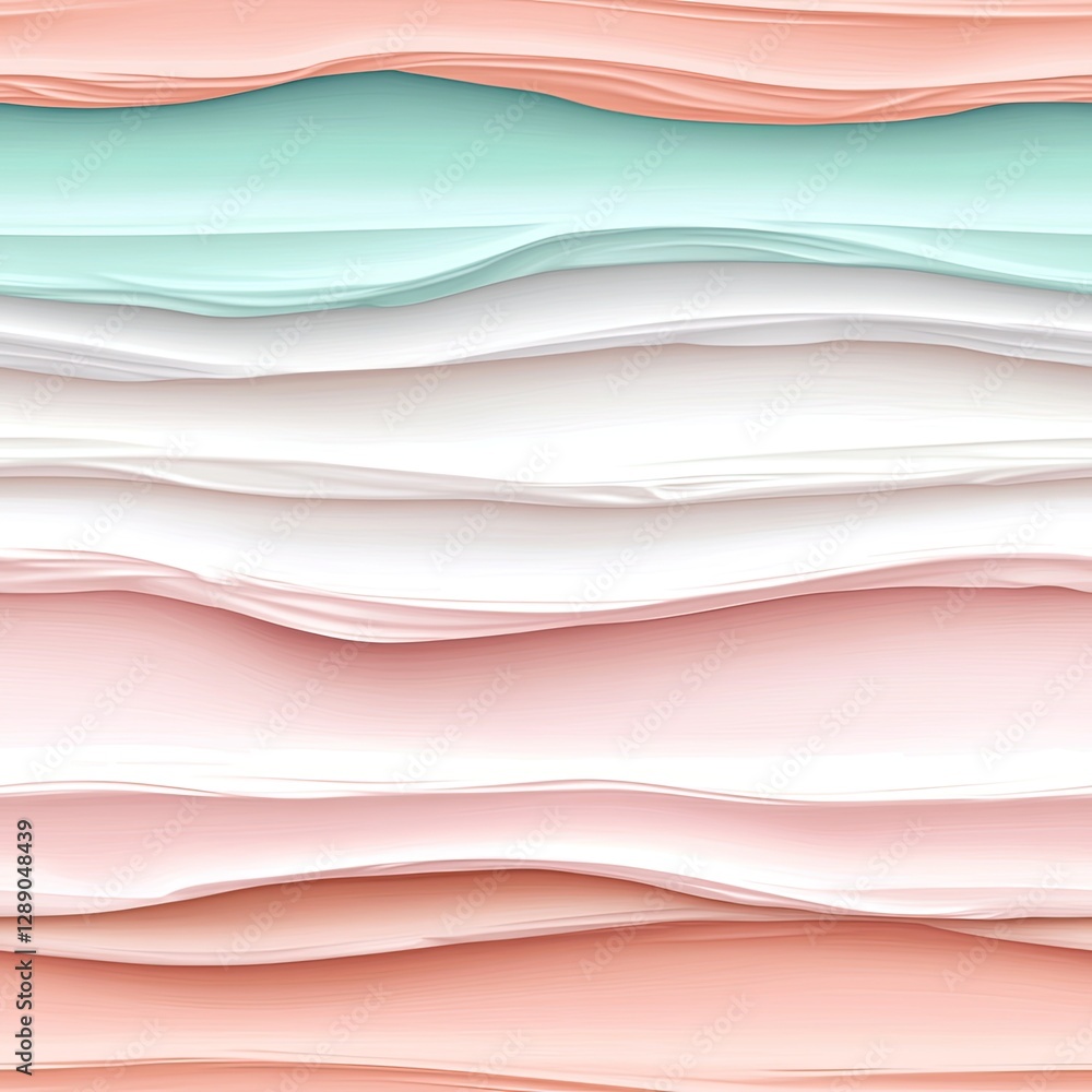 Poster this artwork features a harmonious blend of soft pastel colors with gentle brush strokes, perfect fo