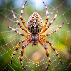 Fototapeta premium spider on the web